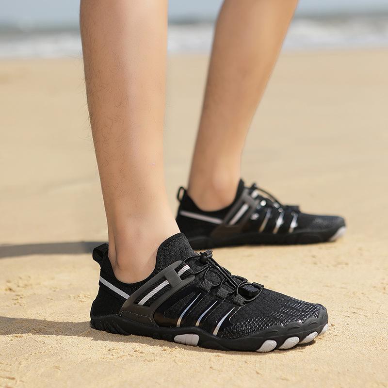 登山靴 男性用 女性用 トレッキングシューズ アウトドア ランニングシューズ ヨガ フィットネス シューズ 5本指 グリップ 滑り止め 通気性 伸縮性 柔軟 疲労軽減 黒 白 グレー 青 ピンク系(x2)