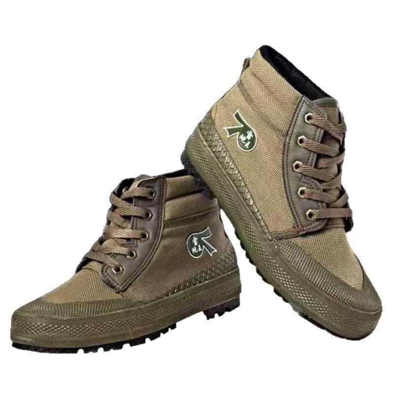 スニーカー メンズ 作業靴 ローカット トレーニングシューズ 丈夫 頑丈 耐摩耗 滑り止め 登山靴 運動靴 カジュアル カーキ