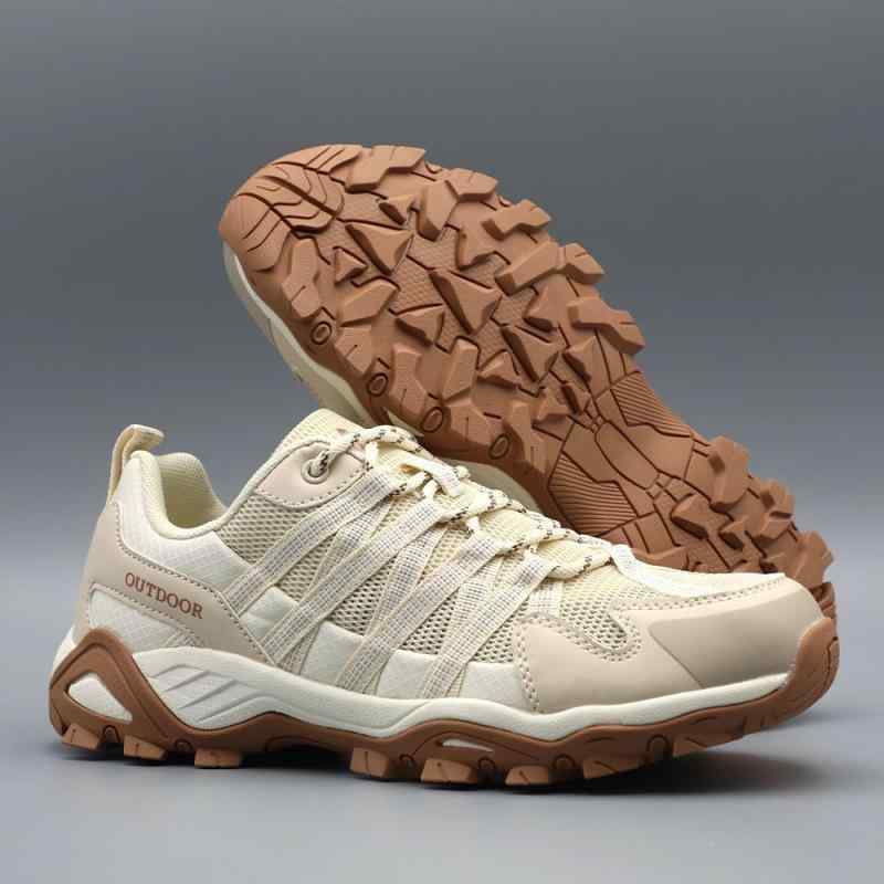 トレッキングシューズ 男性用 春夏 ローカット アウトドア スニーカー メンズ レディース 防滑 通気性 登山靴 運動靴 衝撃吸収 クッション性 カジュアル 歩きやすい 滑り止め 白 黒