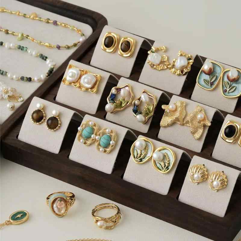 耳饰 レディース パール 花柄 フラワー ピアス イヤリング 森ガール 高見え 高見え感 エレガント カジュアル 通勤 パーティー ギフト ゴール...