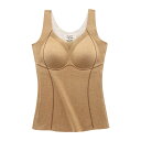 タンクトップ レディース 暖かインナー Vネック 肌着 下着 保温性 吸湿性 チクチクしにくい 秋冬 部屋着 レーヨン混紡 ベージュ系(x3)