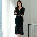 スカート レディース 春物 韓国 レース トップス セットアップ スタイリッシュ 着痩せ ウエストシェイプ マーメイドスカート ホワイト ブラック(x2)