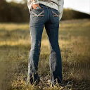 デニムパンツ レディース ストレッチ デニムパンツ ポケット 刺繍 ジーパン ヴィンテージ ウォッシュ加工 ジーンズ ズボン ボトムス 綿 紺色 ネイビー系 微フレア ミドルウエスト 7~8分丈 カジュアル きれいめ 通勤