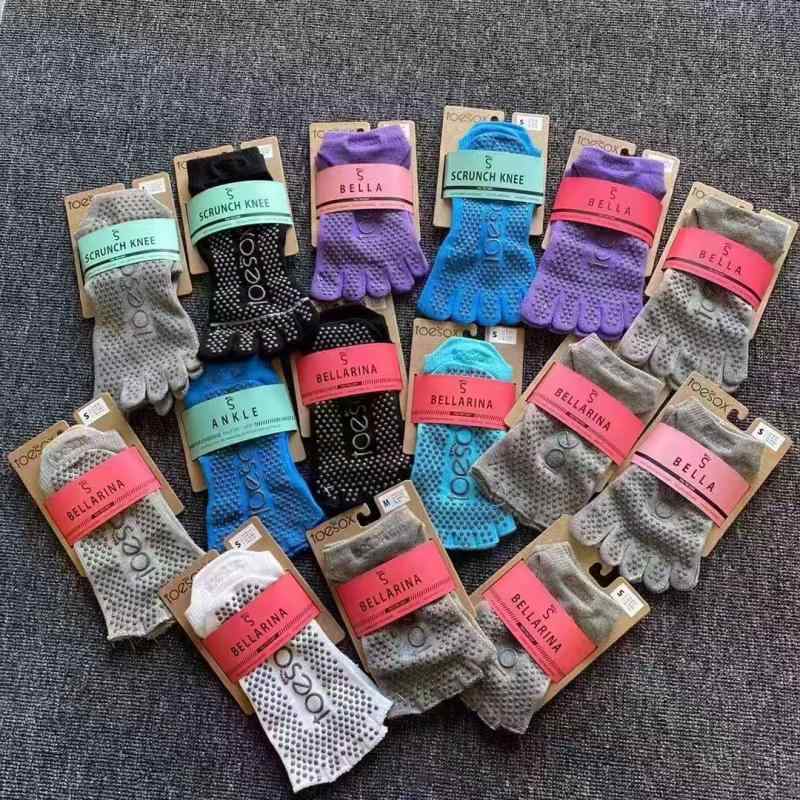 靴下 レディース ヨガ ソックス 指なし バレエ ダンス 滑り止め 付き 5本指 スポーツ トレーニング ピ..