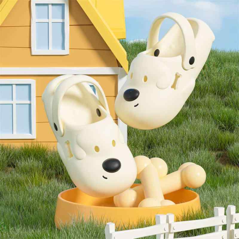 サンダル レディース メンズ キッズ かわいい 犬 ドッグ EVA スリッパ 2way ビーチ 普段使い 親子 お揃..