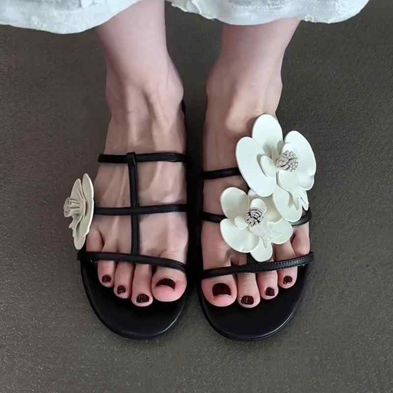 サンダル レディース ぺたんこ ミュール つっかけ 牛革 レザー フラット ローヒール 歩きやすい 履きやすい かわいい おしゃれ 黒 ゴールド アプリコット