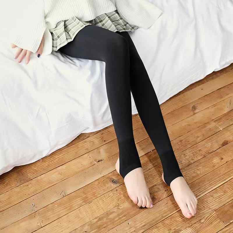 レギンス レディース 秋冬 裏起毛 あったか タイツ 一体型 ストッキング風 美脚 厚手 スキニーパンツ スパッツ 黒