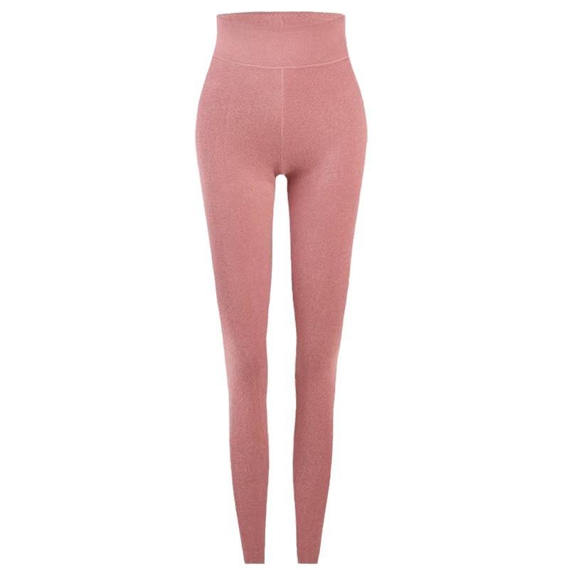 レギンス レディース 秋冬 裏起毛 あったか インナー スキニー 高 elastic 伸縮性 保温 無地 黒 ブラック ベージュ 肌色(x3)