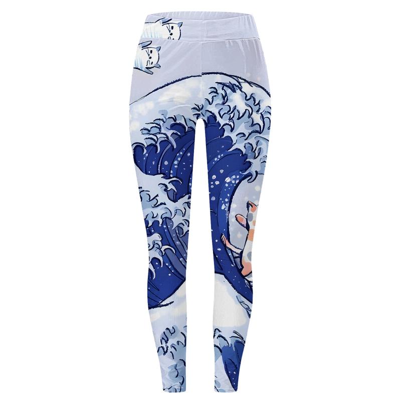 レギンス レディース クリスマス ハロウィン 個性柄 ヨガパンツ スキニーパンツ ストレッチ ポリエステル 修身