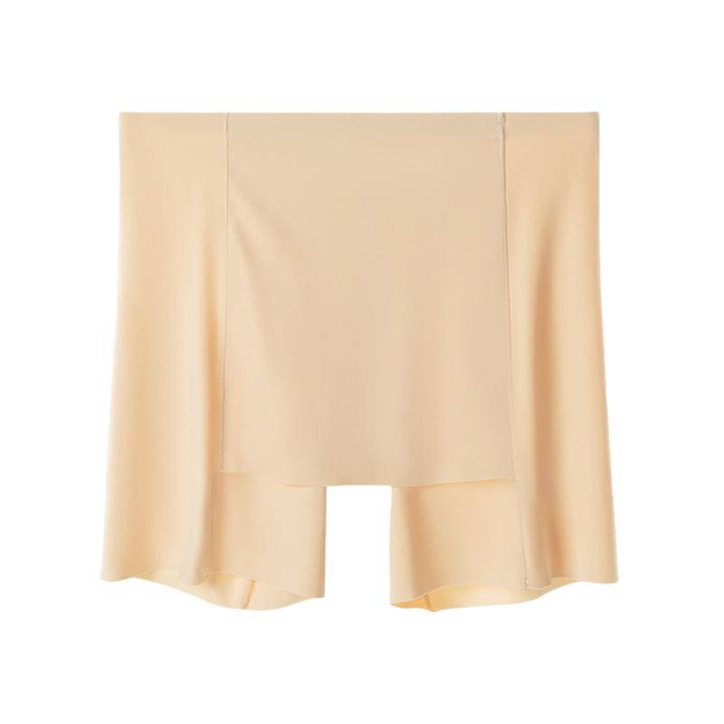 パンツ レディース 接触冷感 インナー スパッツ 薄手 無縫製 ミドルウエスト 透け防止 膝上丈