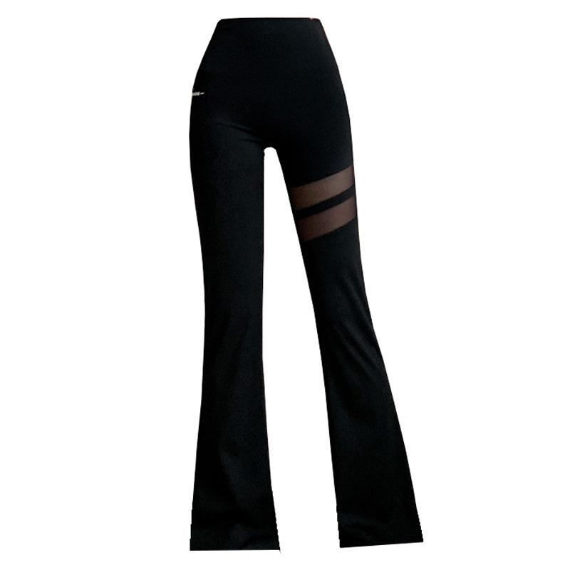 パンツ レディース 高腰 ロングパンツ 黒 金 ストレッチ 伸縮性 ヨガパンツ スキニー レギンス 美脚 着痩せ ポケット付き(x2)