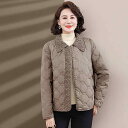コート レディース ミセス 秋冬 中綿 あったか ポリエステル アウター ゆったり 婦人服 50代 60代 70代 おしゃれ 米杏色 ブラック コーヒー色