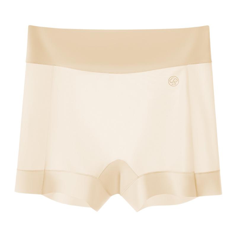 レディース パンツ 接触冷感 快適 通気性 速乾 無縫製 ショートパンツ 薄手 響きにくい インナー ベージュ系