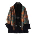 コート レディース 中綿 フェイクファー 秋冬 ミセス シニア 婦人服 アウター 防寒 あったか 黄色 イエロー L XL 2XL 3XL 4XL