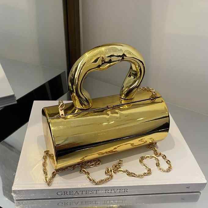 パーティーバッグ レディース アクリル 2way チェーンバッグ 斜めがけ 盒子包 イブニングバッグ フォー..