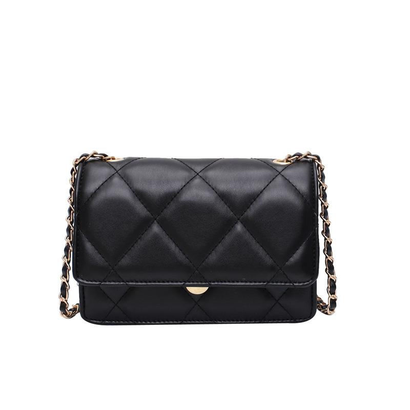 ショルダーバッグ レディース 韓国 菱形 格子柄 チェーン 斜めがけ バッグ PUレザー かわいい きれいめ..