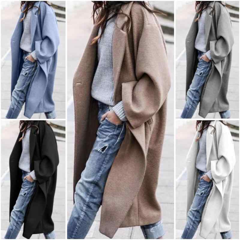 コート レディース 秋冬 ウール テーラード襟 アウター 厚手 あったか 黒 白 シルバーグレー 湖ブルー コーヒー色 カーキ 無地 ゆったり リラックス 日韓スタイル