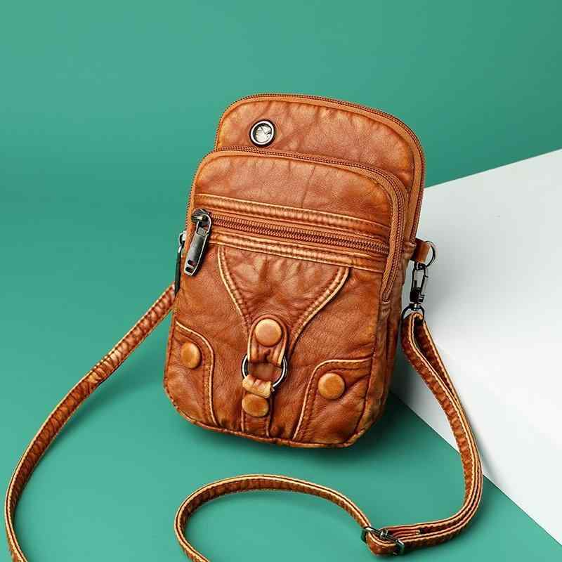 ショルダーバッグ レディース 鞄 カバン スマホポーチ ポシェット 斜めがけ 小さめ PUレザー 大容量 多層 レトロ 無地 ホワイト イエロー ブラック