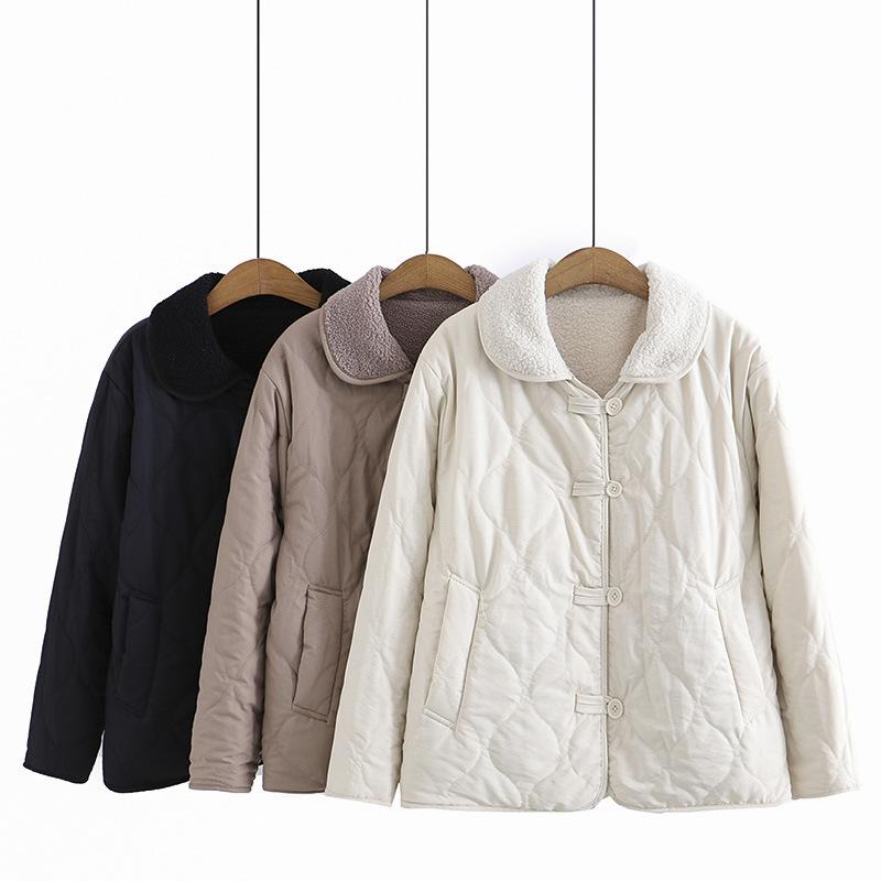 コート レディース 大きいサイズ 冬服 婦人服 アウター ボア 2way ゆったり ブラック 黒 XL 2XL 3XL 4XL