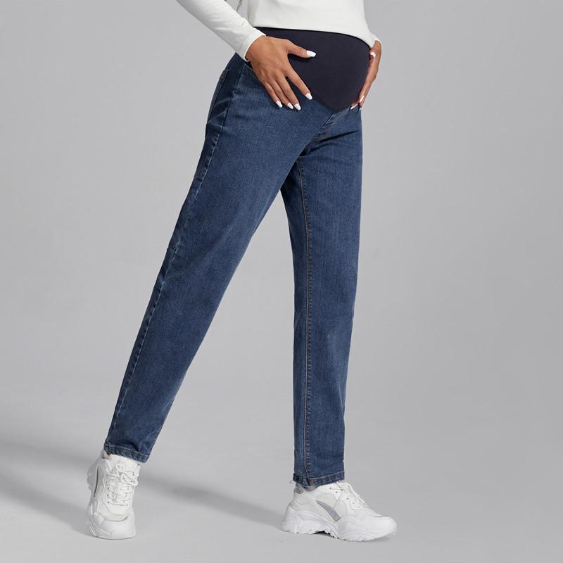 マタニティ デニム ジーンズ レディース 春秋冬 妊婦 ズボン パンツ ゆったり 大きいサイズ 股上深め ..