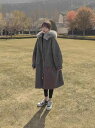 コート レディース 大きいサイズ 裏起毛 防寒 暖か ゆったり 韓国 カジュアル 作業着風 コットン アウター グレー 深茶 L XL XXL XXXL 4XL...