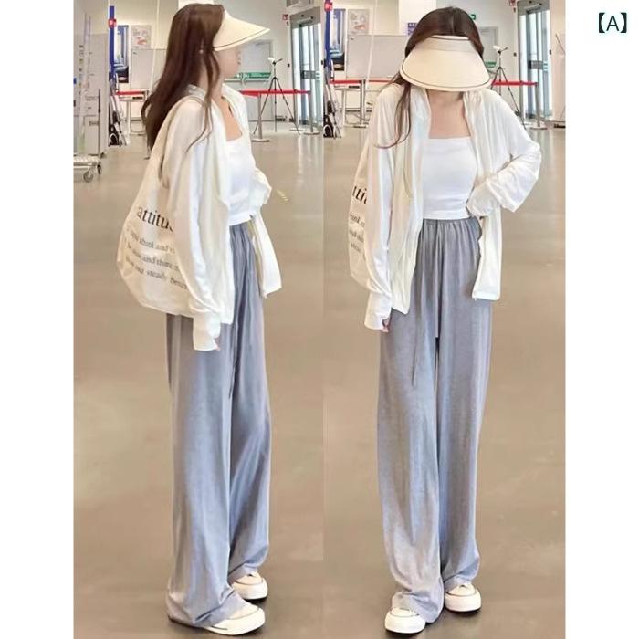 マタニティ ワイドパンツ 2025 夏 薄手 アウターウェア スリム カジュアル モーダル ドレープ ロング パンツ 女性 ルーズ