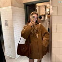 尼子 コート 兎 耳 韓 系 小柄 マント レディース コート レトロ 突 色 格子 ラシャ コート 冬