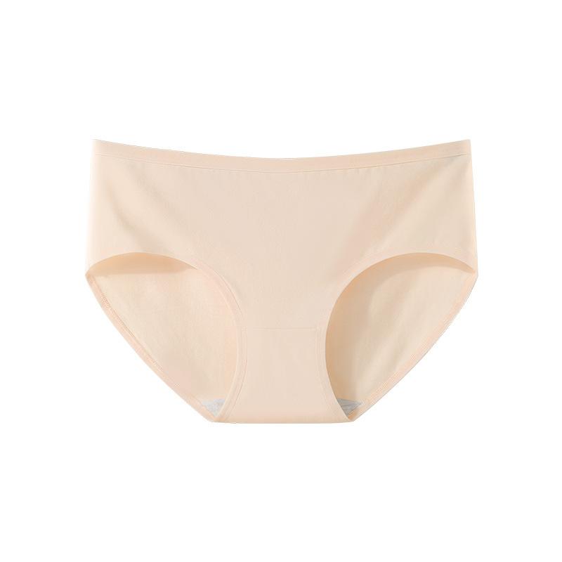 パンツ レディース 女性用 ショーツ スタンダード コットン 綿 中間ウエスト 通気性 防臭 シンプル 無..