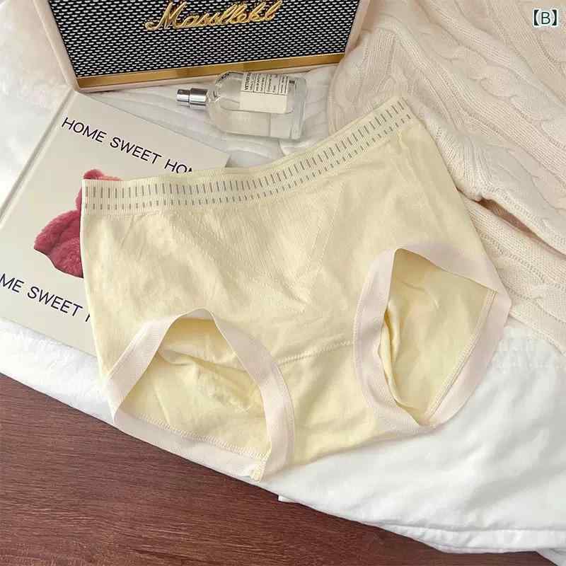 ショーツ レディース 女性用 下着 パンツ コットン 快適 通気性 中ウエスト 無地 ...