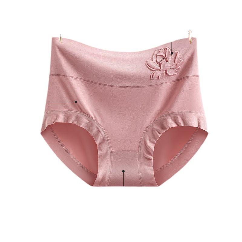 ショーツ レディース 女性用 高 elastic モーダル ハイウエスト お腹押え 通気 防臭 コットン クロッチ..