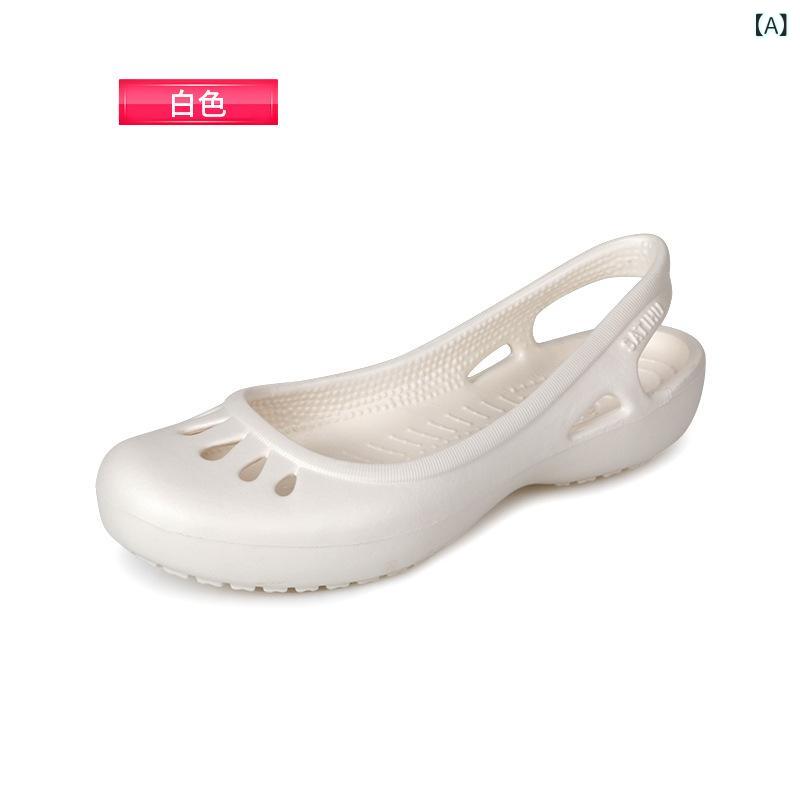 2025 クロスボーダー 電子 商 取引 クラシック 秋 ガーデン シューズ レディース フラット 快適 包 頭 サンダル スクエア ビーチ シューズ