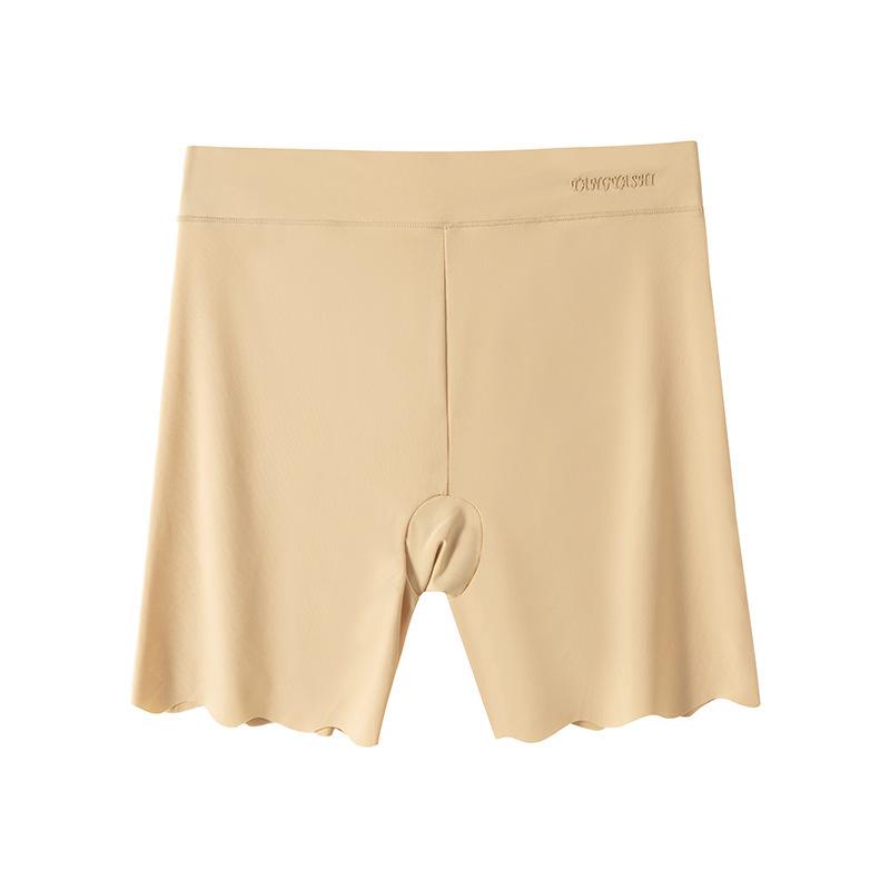 パンツ レディース ハイウエスト ショーツ 接触冷感 薄手 ショートパンツ スタンダード 無地 インナー 伸縮性 通気性