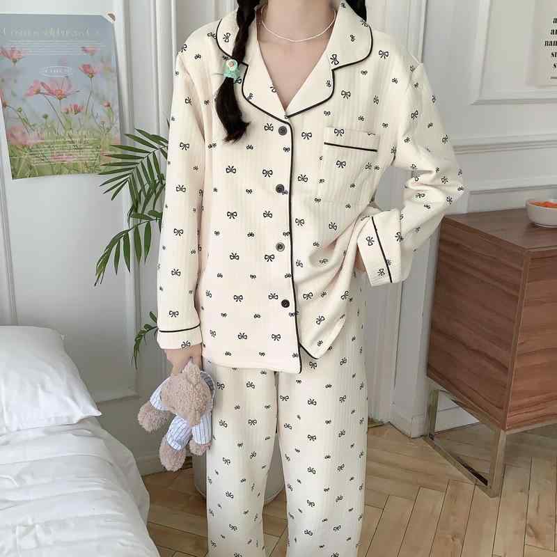 パジャマ レディース 秋冬 あったか 暖かい ポリエステル 長袖 長ズボン 上下セット ルームウェア 部屋着 寝間着 旅行用 かわいい ゆったり