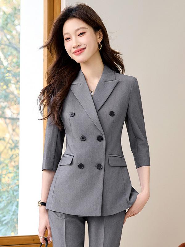 楽天市場】ダブルスーツ（カラーブラウン）（レディース