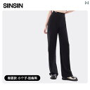 パンツ レディース 春夏 ヨガパンツ ストレート 高 elastic ウエストゴム 接触冷感 吸湿速乾 ストレッチ ズボン ボトムス 黒 ブラック グレー