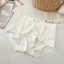 パンツ レディース 接触冷感 シームレス ショーツ かわいい 綿 M L XL ホワイト イエロー ブラック ブルー ピンク グリーン オレンジ 無地 春夏(x2)