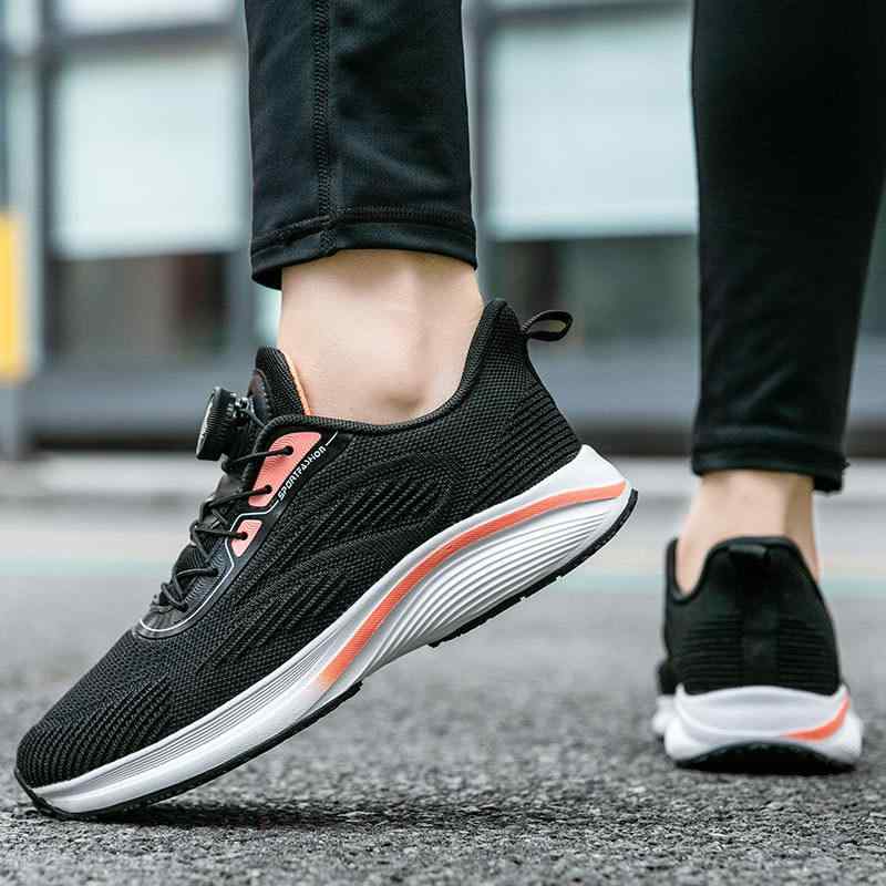 スニーカー レディース 女性用 運動靴 スポーツ ランニング シューズ メッシュ 通気性 クッション性 秋 平底 ローカット 黒 ブラック ピンク系 白 ホワイト パープル