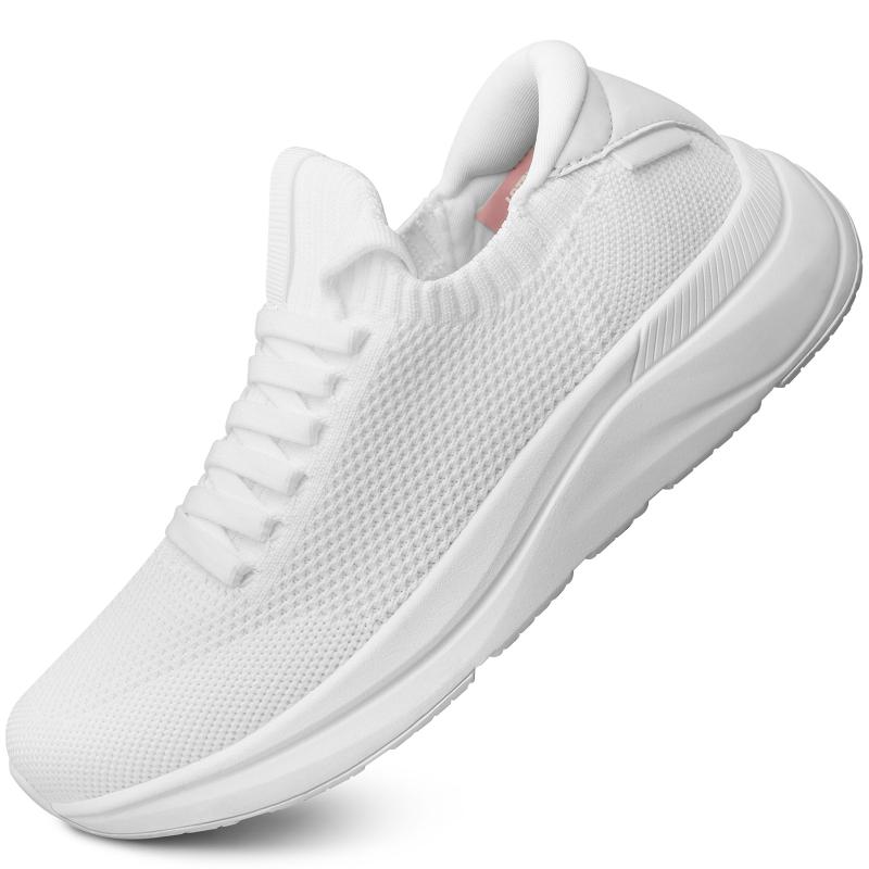 スニーカー レディース 婦人靴 春夏 メッシュ 通気性 運動靴 スポーツシューズ 普段使い ローカット 軽量 黒 白