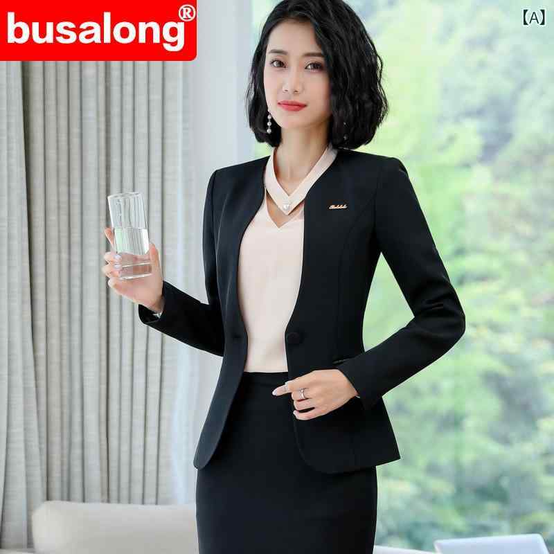 パンツスーツ レディース 長袖 OL 面接 販売員 フォーマル オフィス ビジネス 黒 紺 グレー ポリエステル アラミド繊維 短丈スカート パンツ S M L XL 2XL 3XL 4XL 5XL