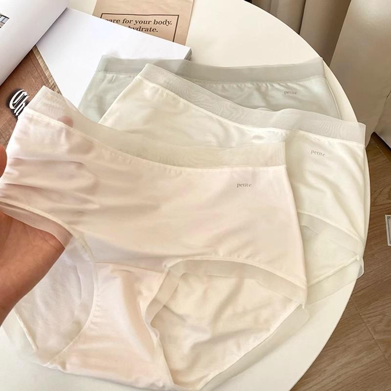 レディース ショーツ パンツ 5A 通気性 無縫製 スタンダード 女性用 M L 白 緑 カーキ 紫 シンプル 伸..