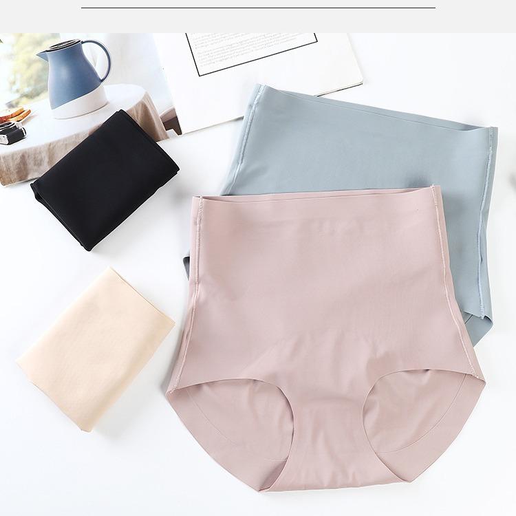 パンツ レディース 高腰 ショーツ シームレス 腹部コントロール ヒップアップ インナー 女性用 ブラッ..