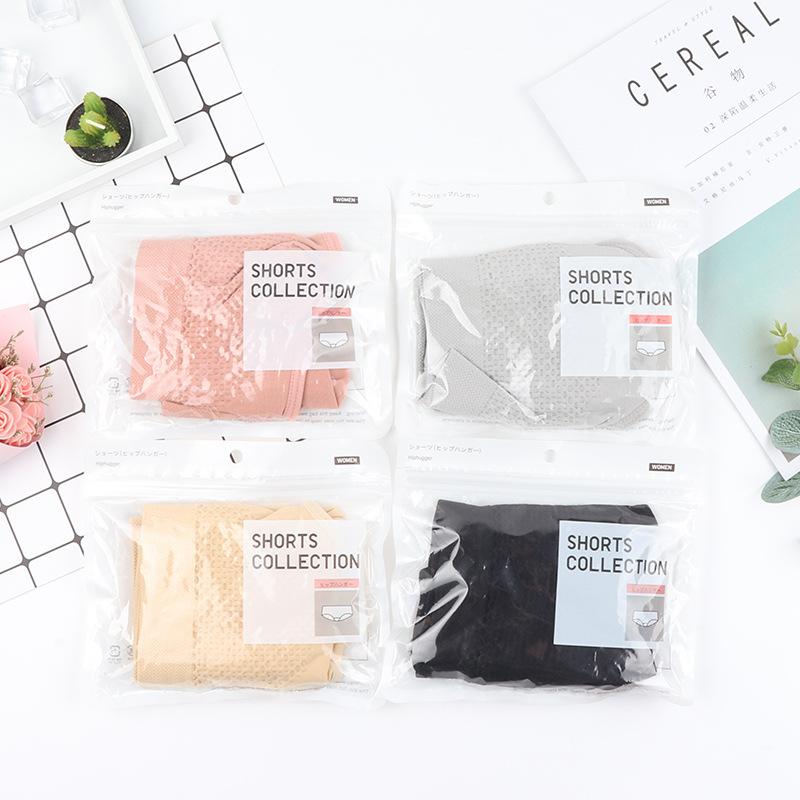 ショーツ レディース 女性用 中ウエスト シームレス 3Dハニカム構造 通気性 伸縮性 ヒップアップ効果付..