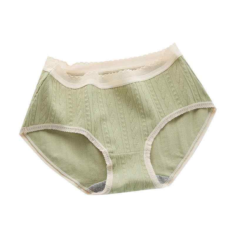 楽天ブリルビレディース ショーツ 中腰 コットン レース 通気性 快適 シームレス 下着 綿混紡 M L XL イエロー グリーン