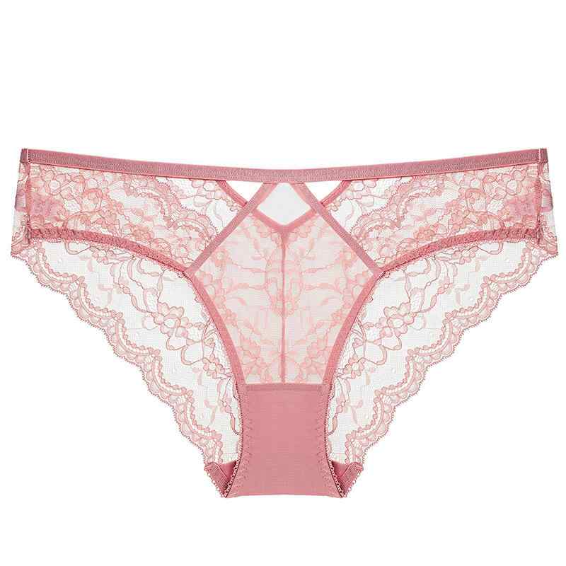 ショーツ レディース 女性用 薄型 レース 透かし彫り 通気性 快適 ローライズ 花柄 綿 パンティー 白 ピンク系 黒 緑 春夏秋冬