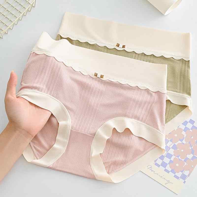 パンツ レディース 高腰 ショーツ 綿 防臭 吸湿 通気性 腹部コントロール ヒップアップ 無地 シンプル ..