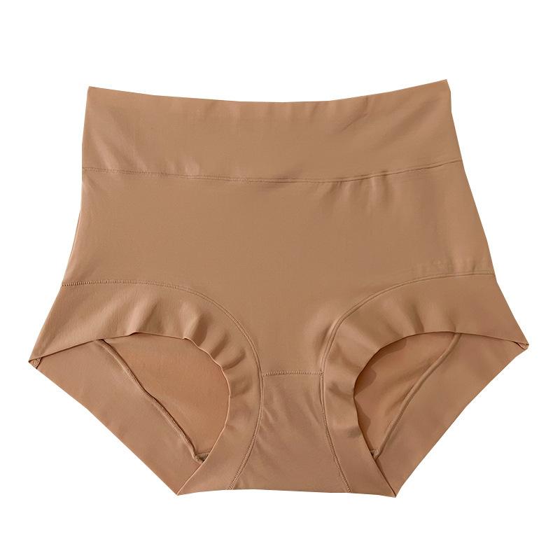ショーツ レディース 女性用 高腰 綿 全綿 通気性 伸縮性 無縫製 下着 インナー パンツ 肌着 スタンダ..