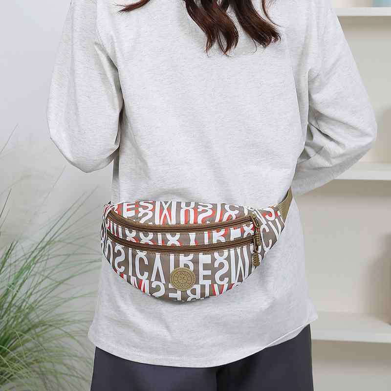 ウエストバッグ レディース 撥水 ショルダーバッグ スポーツ アウトドア ランニング スマホ 多機能 零銭 収納 カバン カーキ ブルー オックスフォード生地