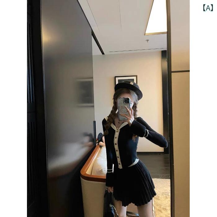 震え 音 天 猫 品質 小 香 風 名 媛 スーツ 感 減 齢 学院 風 ニット スカート 2 セット