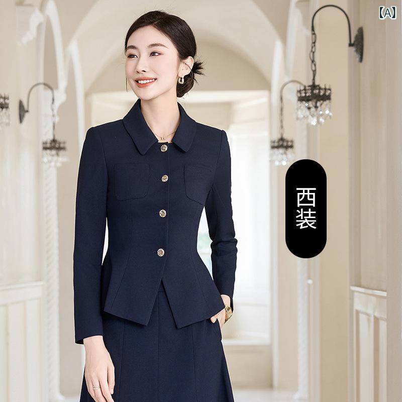 2025年 新型 職業 スーツ 女子 教師 事業 編 面接 スーツの スカートが 痩せている スーツの 2つの セット