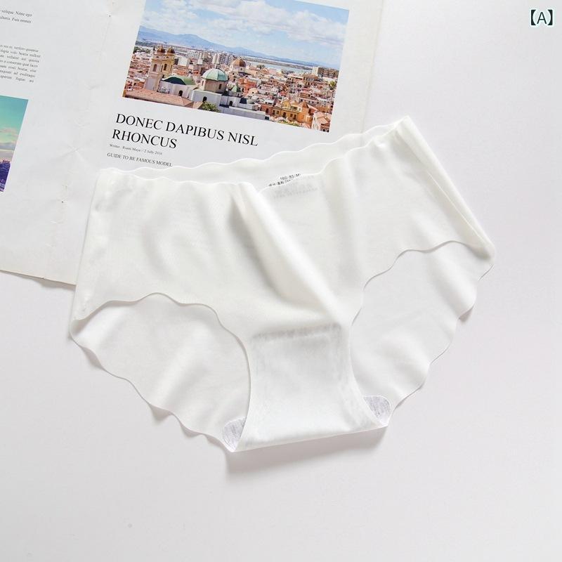 品質 版】 一枚の 無傷の 下着 女性 氷の 波の 形の 少女の 下着 通気性の 大きいサイズ 低い 腰の 三..
